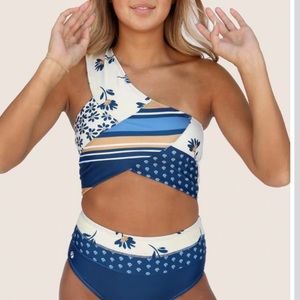 Nani Swimwear Safari Patchwork Swim Top